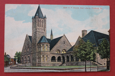 Ansichtskarte AK Pittsburg PA Pennsylvania 1910-1940 Sicth U P Church East Liberty Kirche Architektur Ortsansicht USA Amerika Vereinigte Staaten